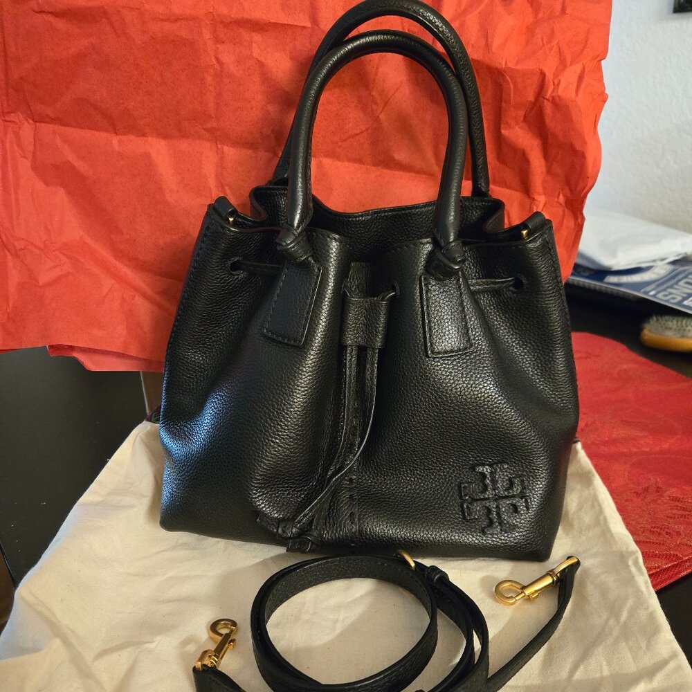 Tory Burch Black Walker Small Satchel